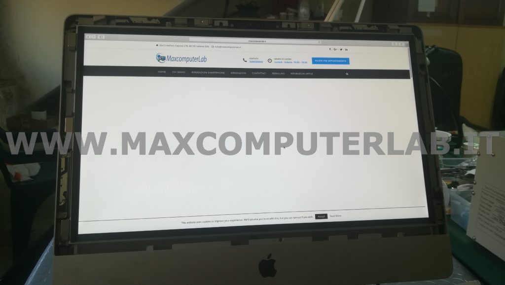 riparazione scheda video imac a1311 riparazione computer con la mela