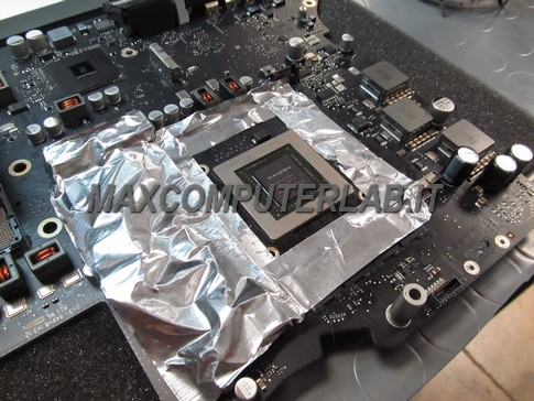 imac 27 slim reballing riparazione scheda video a1419 2012 2015